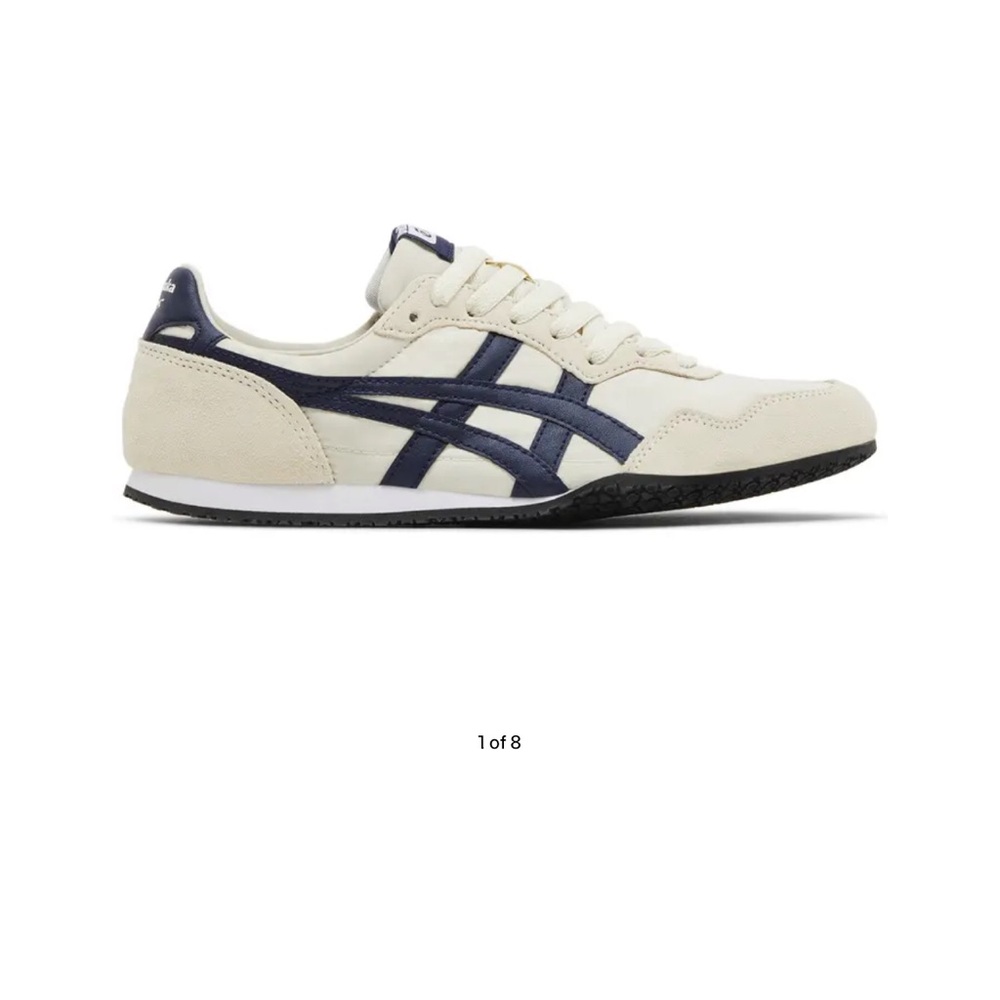 Onitsuka Tiger by Asics Men's Cream and Navy Sneakers